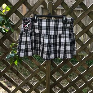 Plaid miniskirt